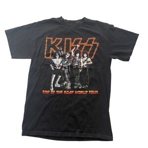 KISS Army Concert Tee Shirt Black Medium End of the World Tour 2019 Classic Rock
